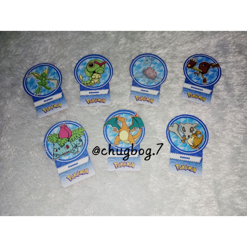 KARTU CHOKI CHOKI POKEMON BIRU
