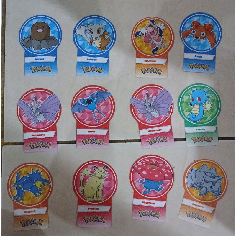 chokichoki pokemon | pembatas buku pokemon | kartu pokemon