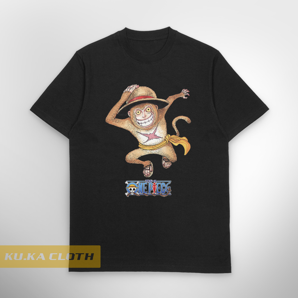 Baju Kaos Distro Pria One Piece Luffy Monkey Original