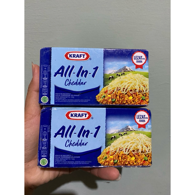 

Keju Kraft All In One 150gr exp September 2025