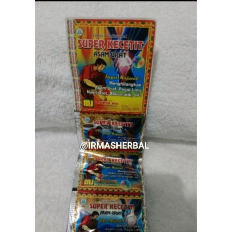 pil super kecetit asam uratNEW 1SLOP ISI 5 RENCENG