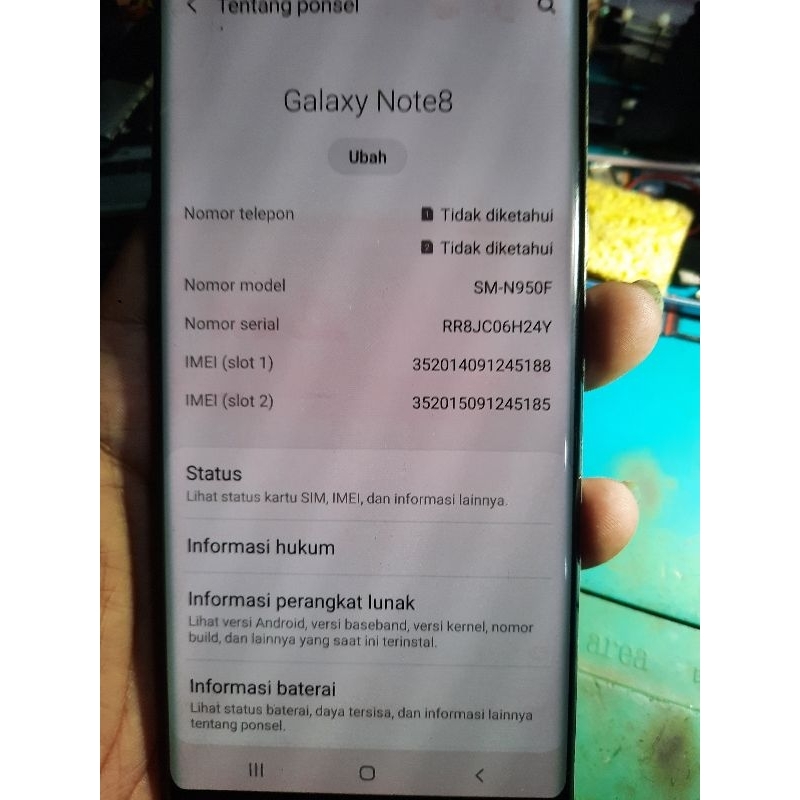 Mesin Samsung Note 8 SM-N950F