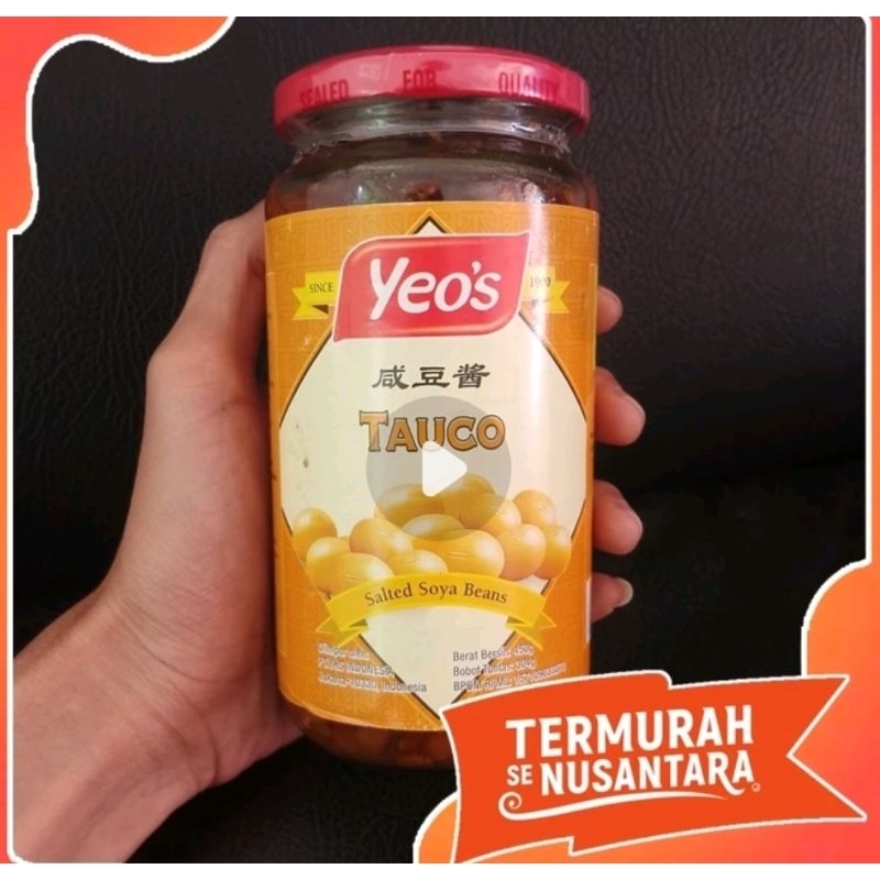 

Yeos Tauco salted soya beans 450gr ex jauh jul 25