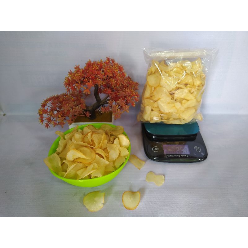 

KERIPIK SINGKONG " rasa ORIGINAL (asin,gurih).kemasan 250 gram.