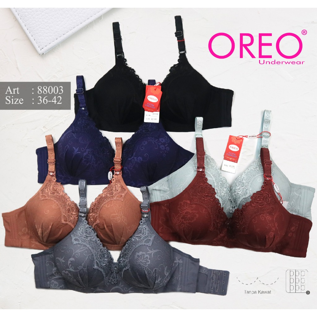 BRA/BH Renda OREO/BRA Busa Tanpa Kawat