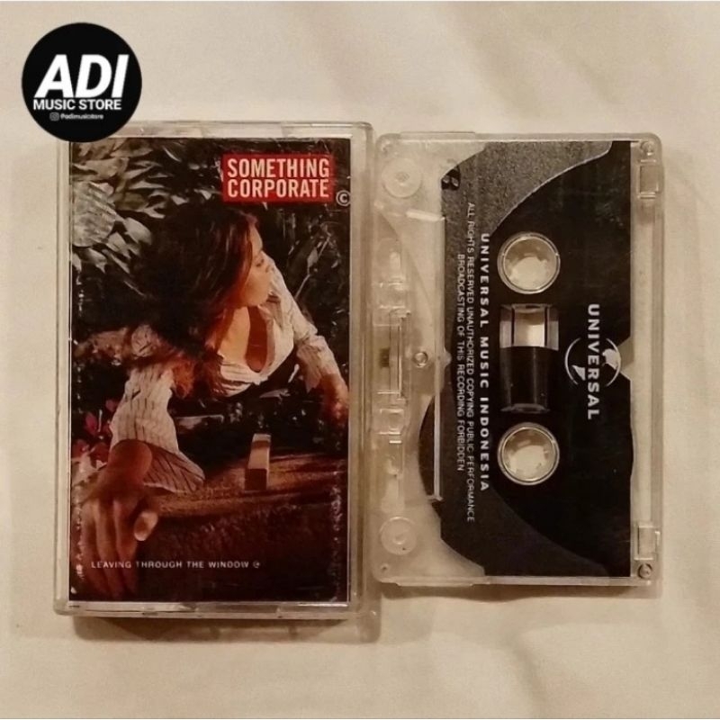 USED Something Corporate - Leaving Through The Window (Kaset Tape Pita)