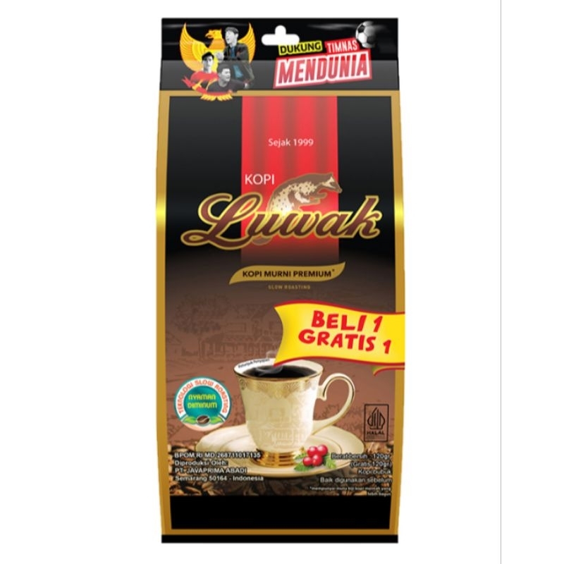 

Luwak Kopi Murni Premium 2 x 120 gram