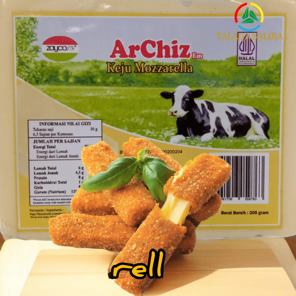 

Keju mozzarela merk Archiz EM 250gram