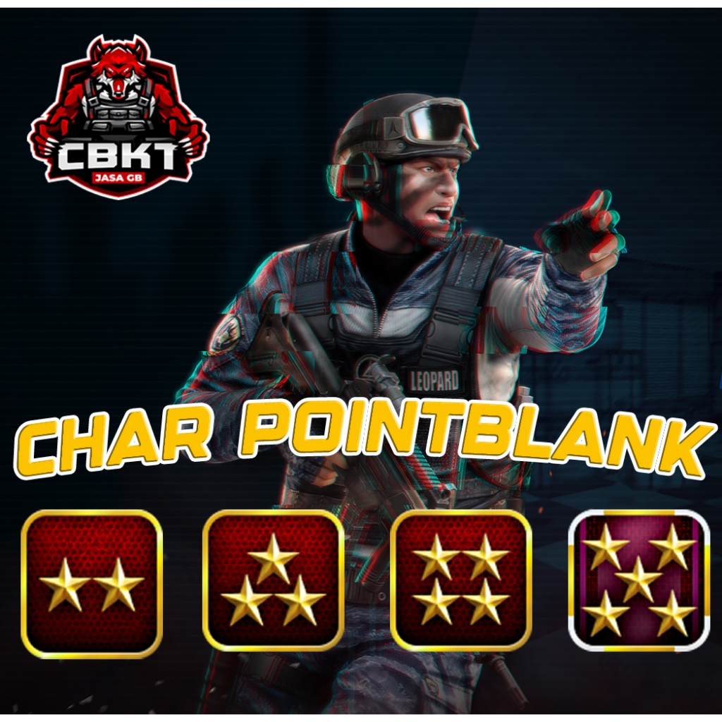 CHAR POINTBLANK ZEPETTO B2/B3/B4/B5/HERO FULL TITLE DATA POLOS