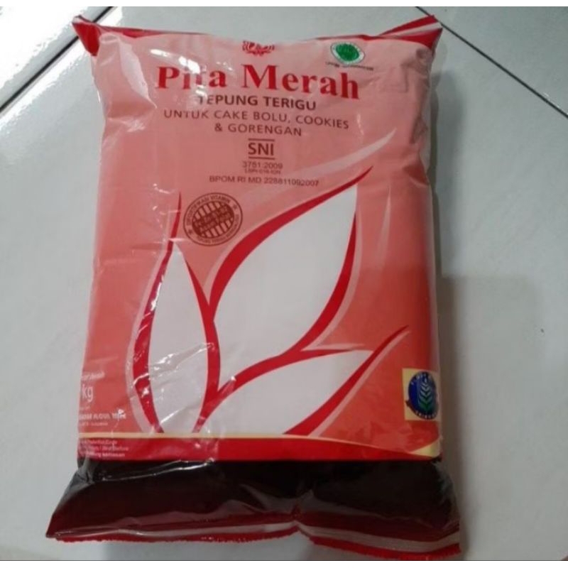 

Tepung Terigu Pita Merah 1kg