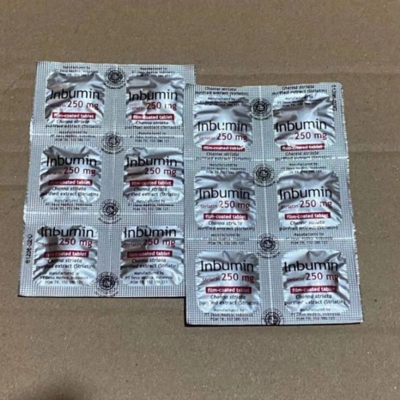 Inbumin 250mg strip 6 kaplet