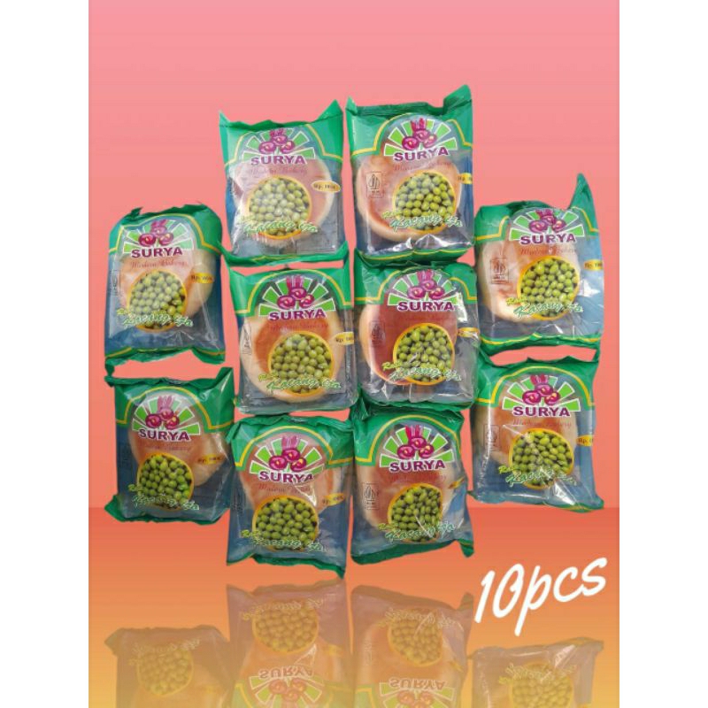 

roti isi kacang ijo,coklat