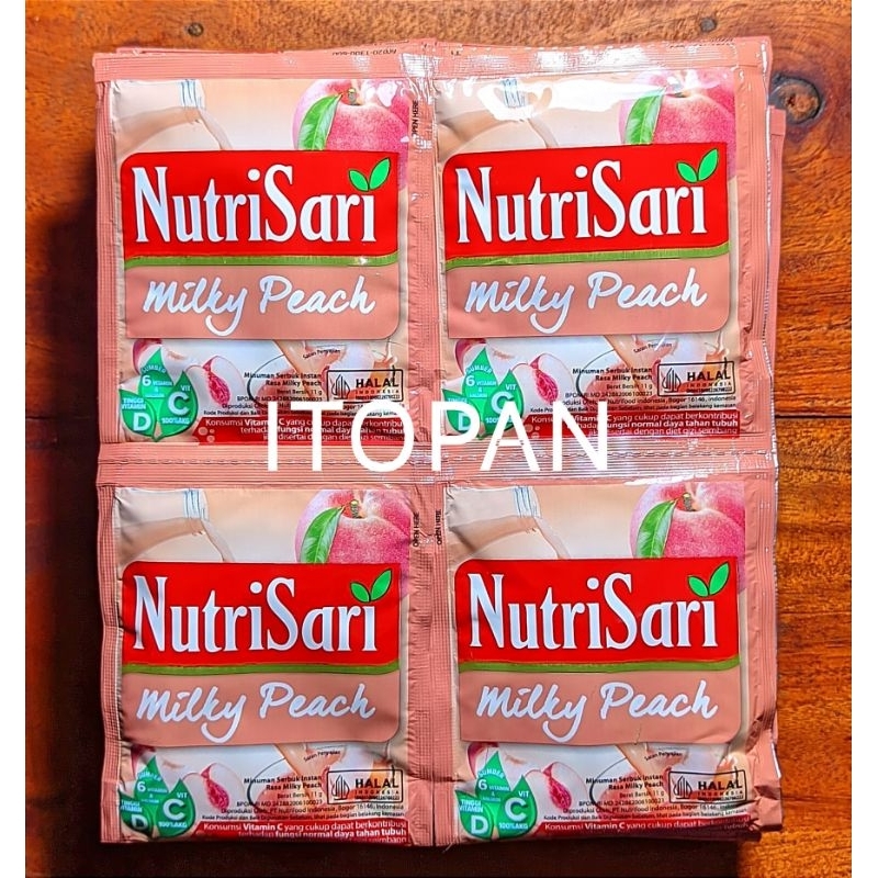 

Nutrisari Milky Peach