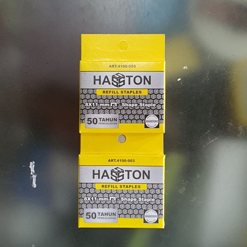 Refill staples tembak/ isi necis tembak 8mm Hasston