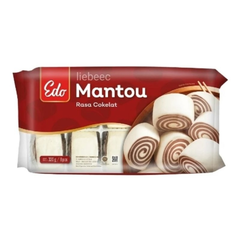 

Edo Mantao Coklat 320 gr isi 8 Frozen Mantau Cokelat 320gr