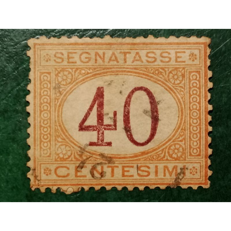 

Prangko Italia 40 C Segnatasse Tahun 1870-1890 USED