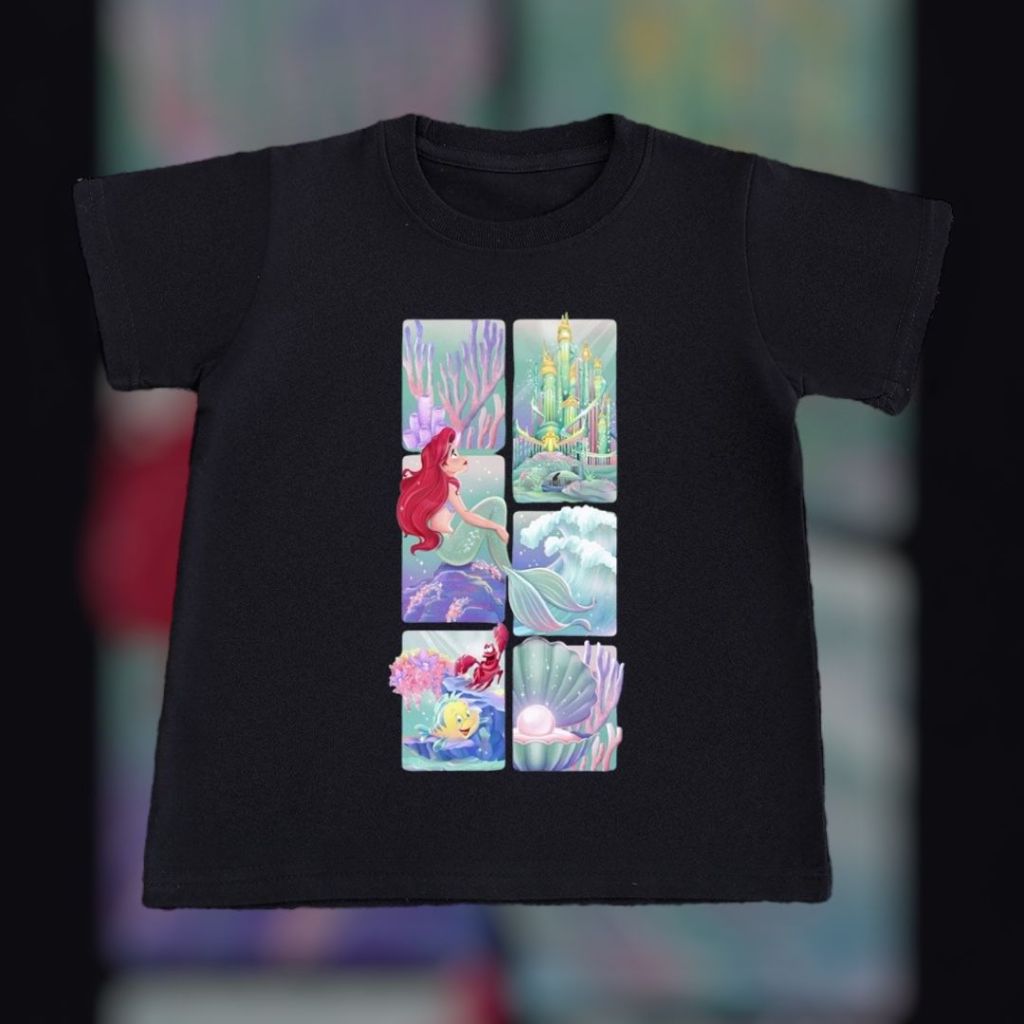 OLEENA - KAOS ANAK ARIEL THE LITTLE MERMAID / KAOS ANAK MURAH / KAOS TREND BKK / KAOS BANGKOK ANAK