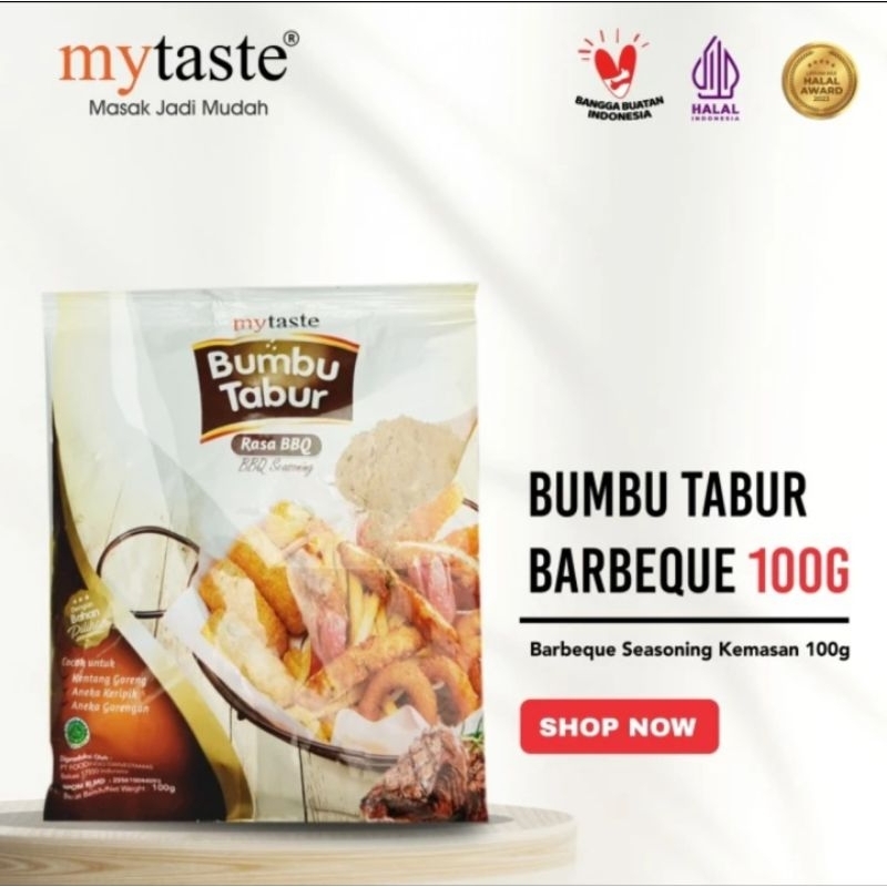 

MY TASTE BUMBU TABUR BBQ 100 GR ORIGINAL