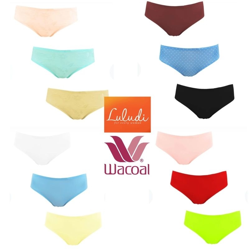 LULUDI by WACOAL CELANA DALAM WANITA MINI SEAMLESS POLOS PANTY LLP 60101