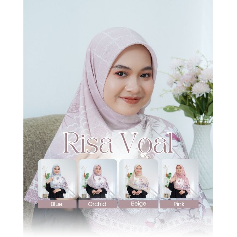 Elhurriyah Voal Motif Risa Voal Premium Syar'i