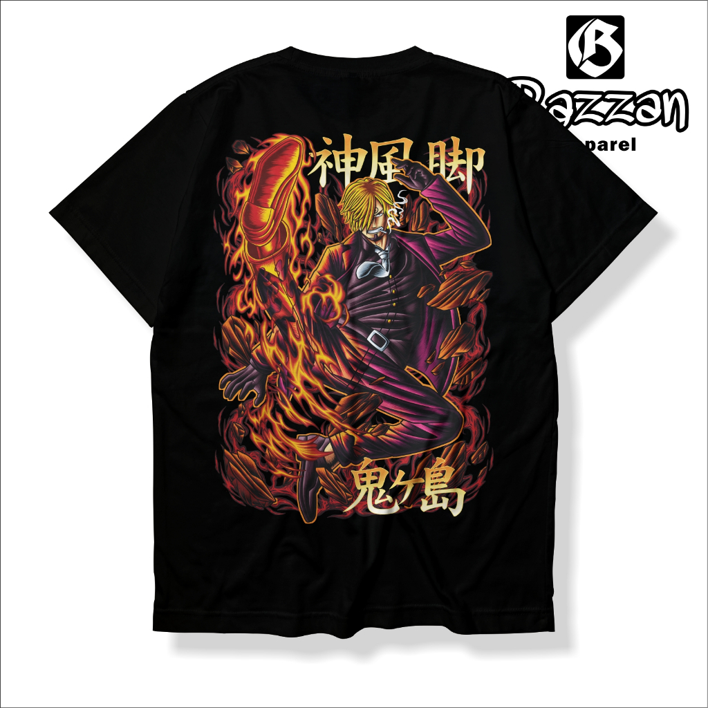 Razzan kaos sanji special one piece baju anime
