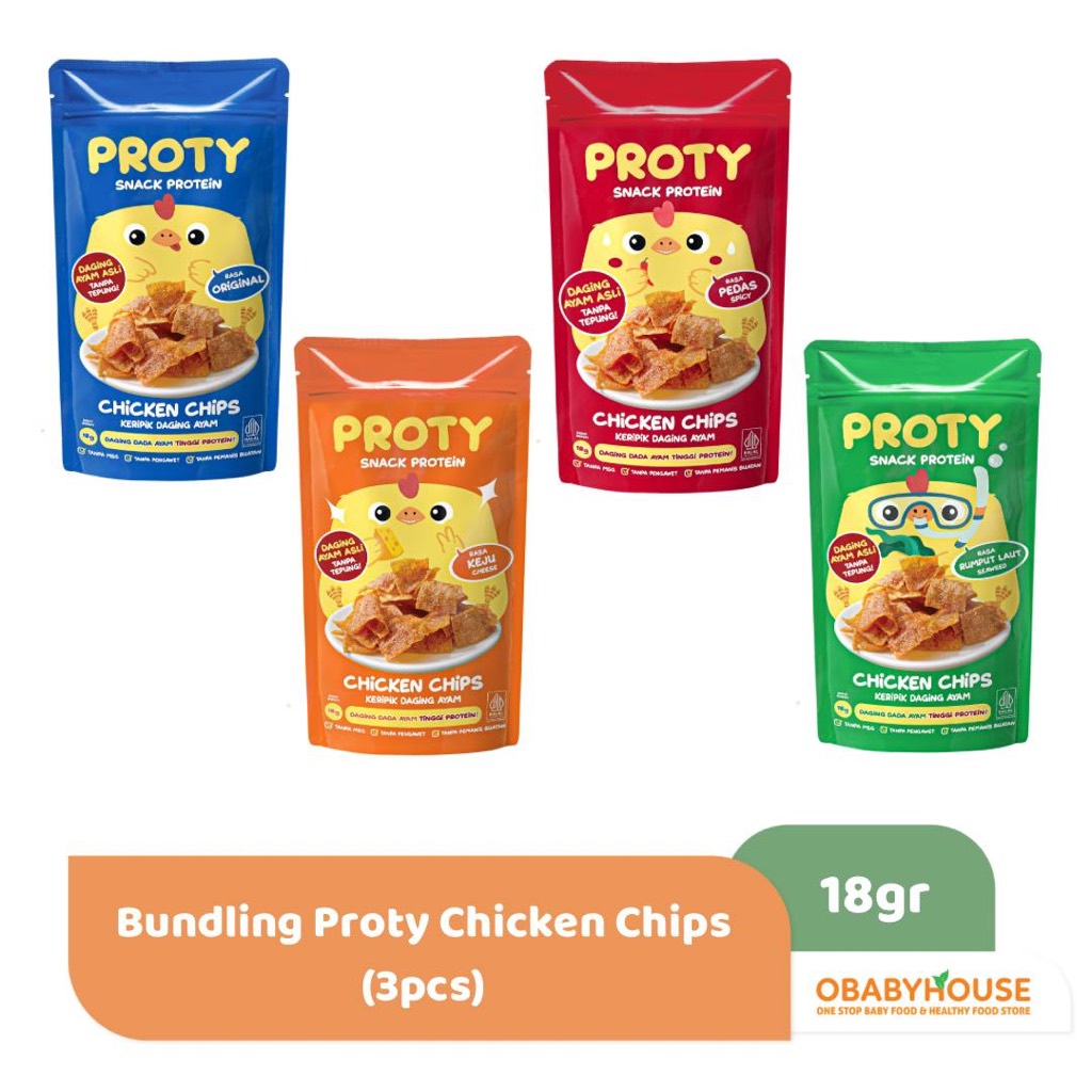 

Bundling Proty Chicken Chips 18 gr (3 pcs)