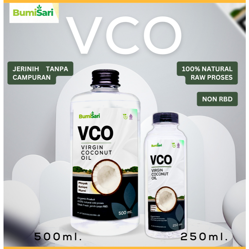 

Organik VCO extra virgin coconut oil minyak kelapa murni berbagai ukuran termurah