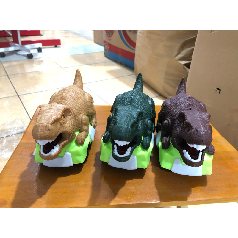 MAINAN ANAK TIREX T-REX MOBIL BISA BUNYI JALAN DINOSAURUS TREX T REX