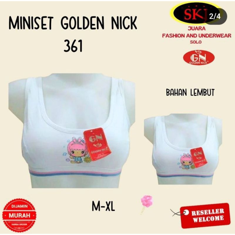 6pcs Miniset Goldennick / Miniset anak katun Goldennick / Miniset anak SD SMP / Miniset anak sekolah