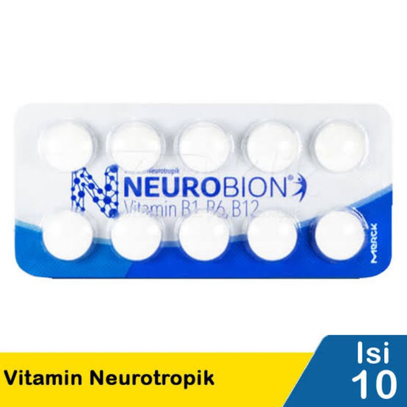 Neurobion Putih - Vitamin Syaraf 1 strip isi 10 Tablet