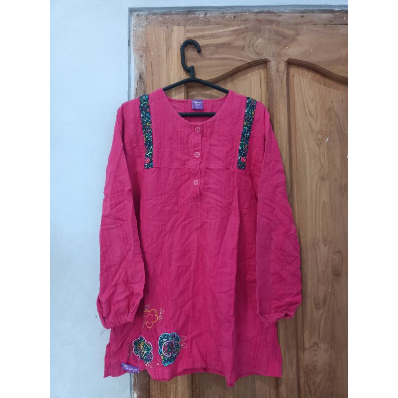 PRELOVED KEMEJA PINK NIBRAS