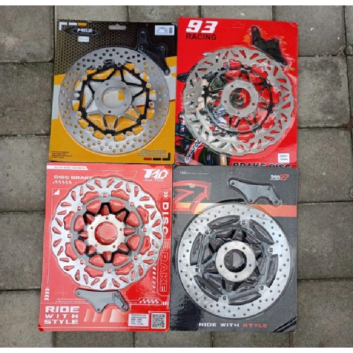 DIS CAKRAM DEPAN PIRINGAN CAKRAM DEPAN UKURAN 300MM PNP SUPRA GL CB TIGER HEREX LUBANG 5