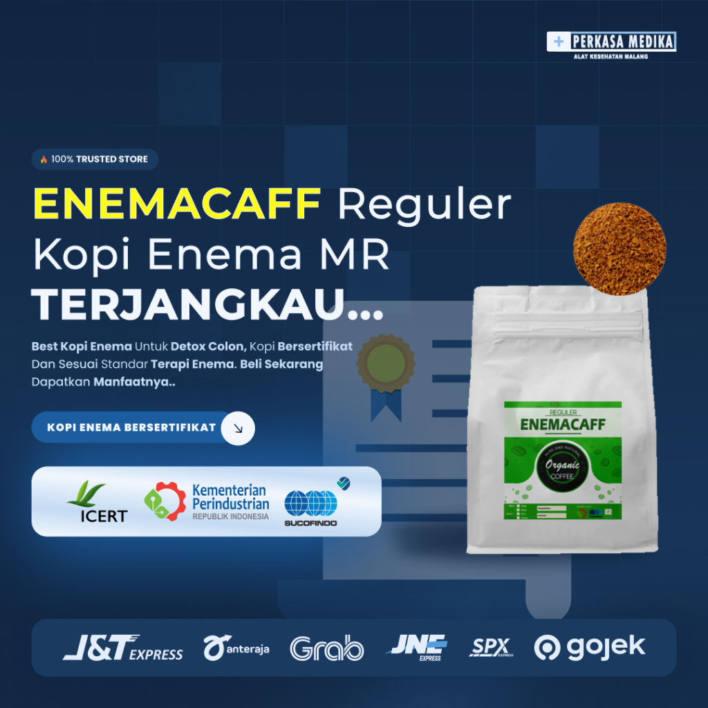 

KOPI ENEMA TERBAIK HEMAT - Enema Kopi Enema Organik Enemacaff Reguler MR 500gr