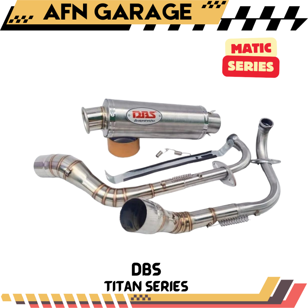 Knalpot DBS thailand beat mio vario fino scopy lexy aerox nmax pcx adv genio Knalpot DBS motor matic