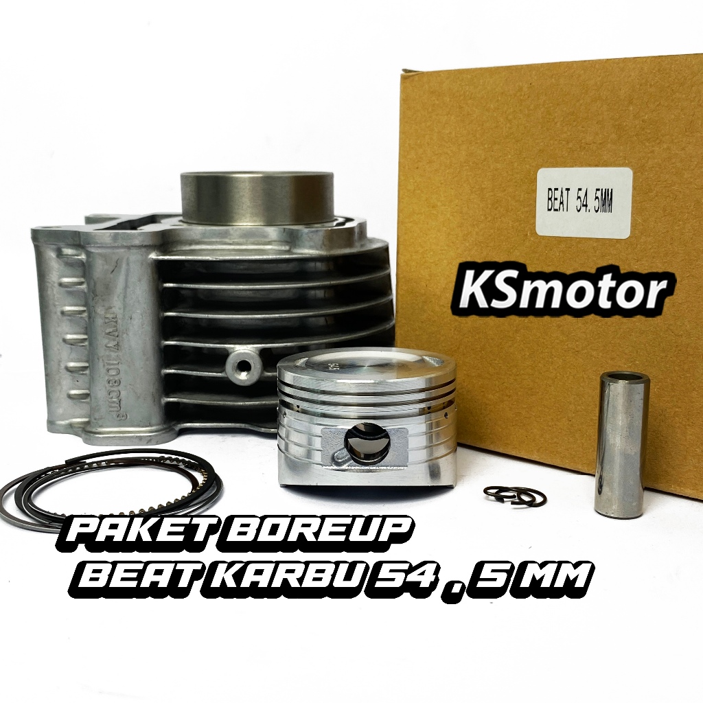 Blok Boring Seher Set Beat Karbu 54.5mm | Paket Boreup Beat karbu 54.5