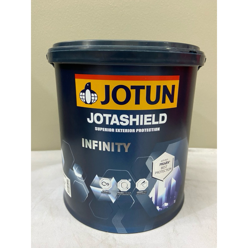 CAT TEMBOK EKSTERIOR/CAT TEMBOK LUAR/CAT TEMBOK JOTUN JOTASHIELD INFINITY 20 LTR