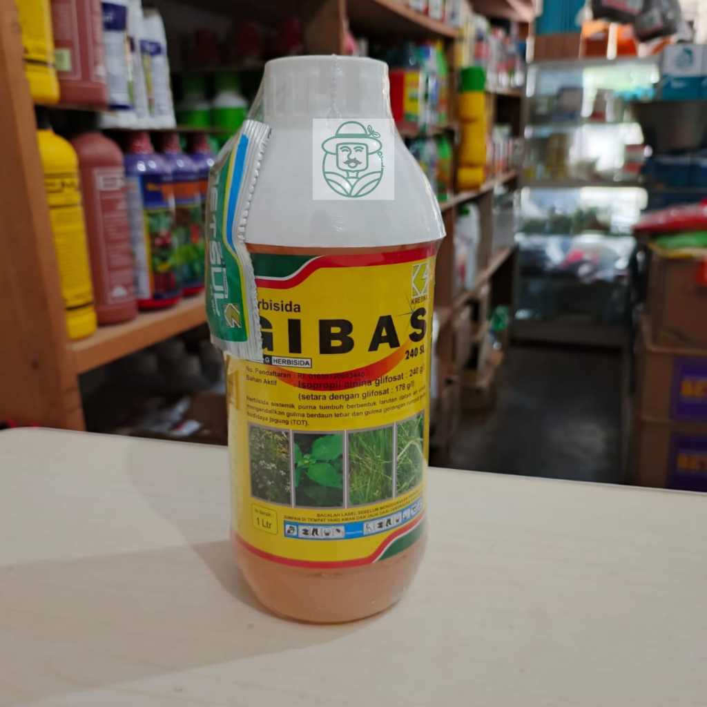 Gibas 240 SL Obat Kuning/Obat Rumput/Herbisida (1 Liter)