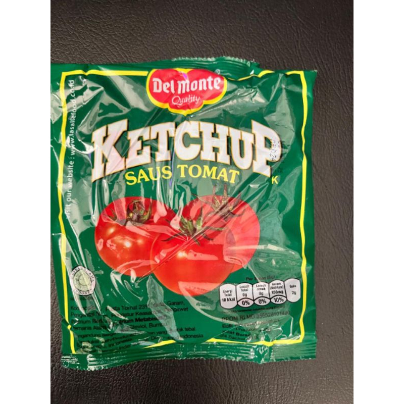 

Delmonte Tomat Sauce - Delmonte Saus Sachet - 8gr @24pcs