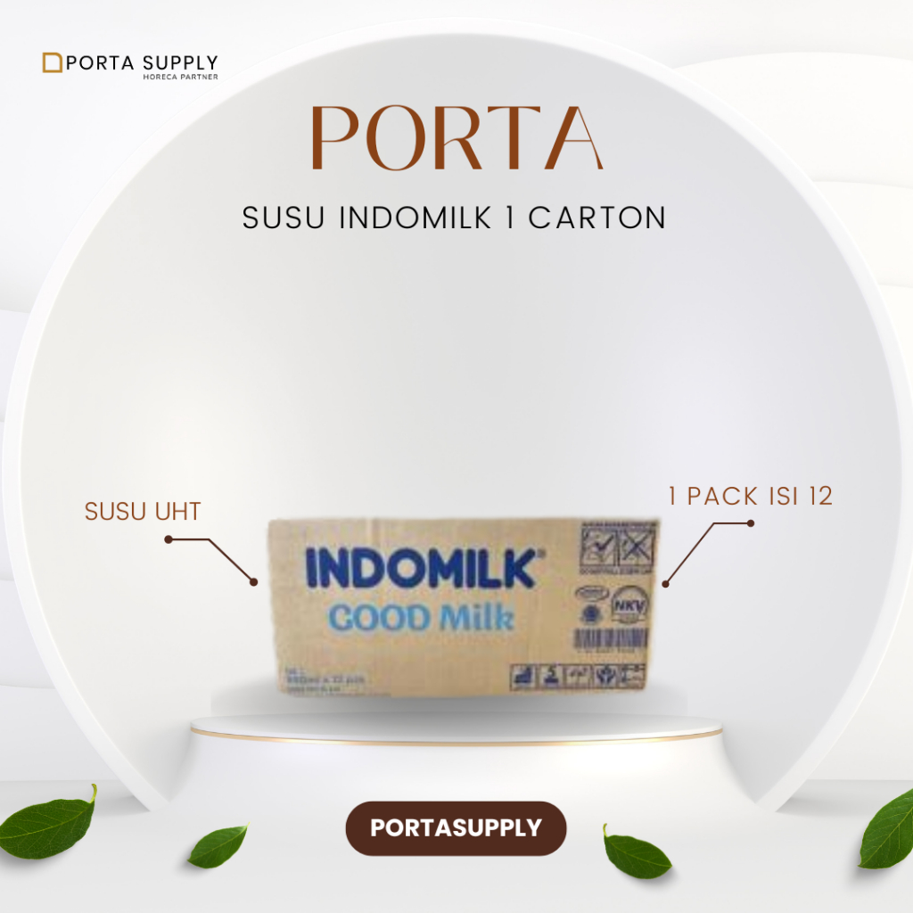 

Susu UHT Full Cream Indomilk 1 carton