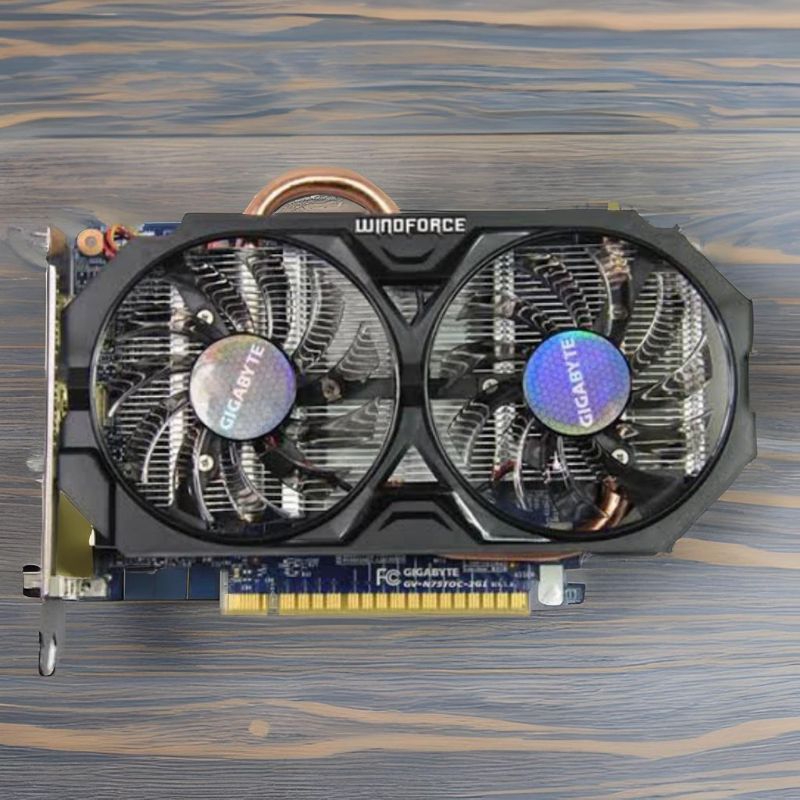 VGA Bekas Gigabyte GTX 750 Ti 2GB GDDR5 Windforce Dual Fan