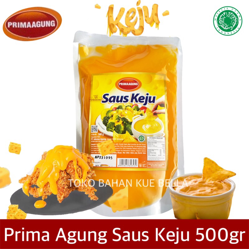 

Prima Agung SAUS KEJU 500gr - Cheese Sauce Cocolan