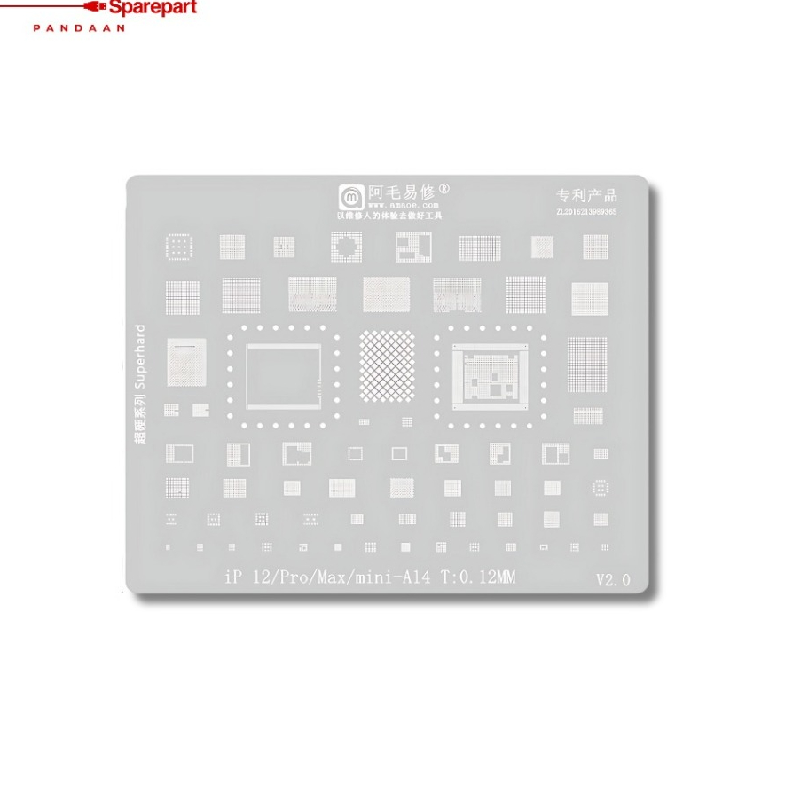 PLAT BGA AMAOE IPHONE 12/12 MINI/12 PRO/12 PRO MAX