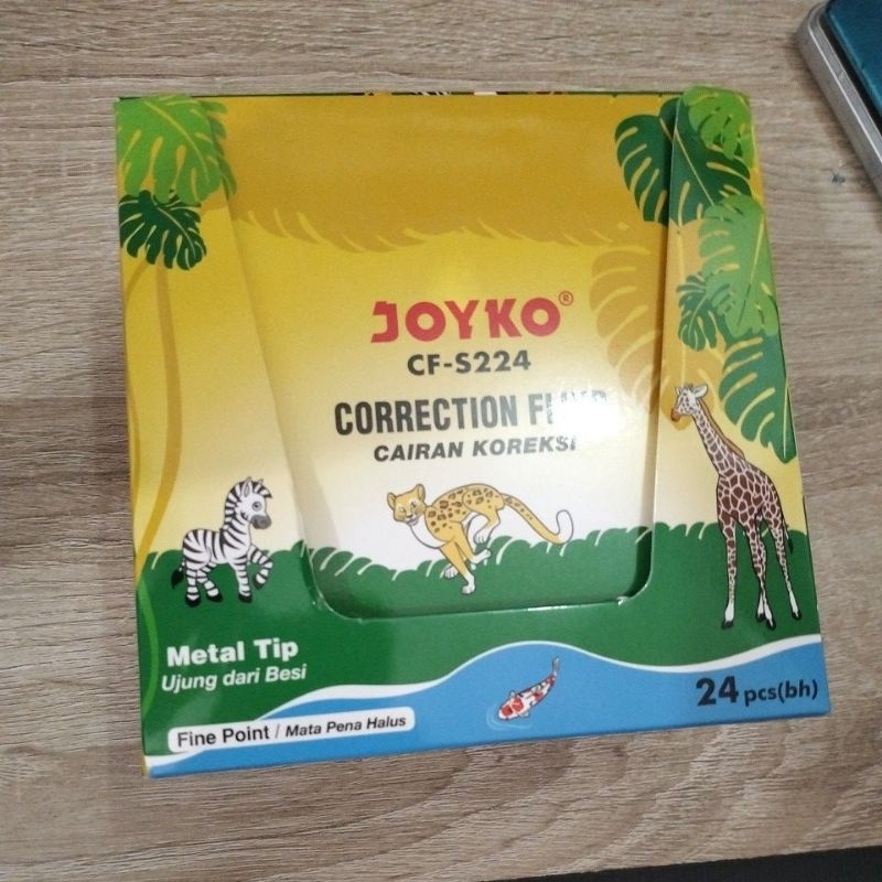 

Tipe-x Cf-S224 karakter animal Joyko (isi 24pcs)