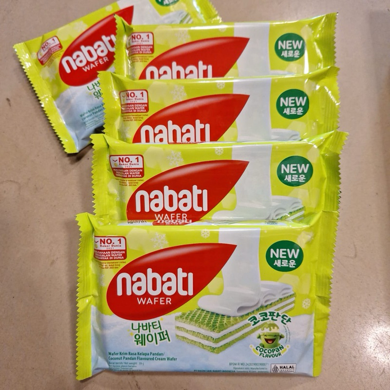 

NABATI Wafer 39gram Kelapa pandan