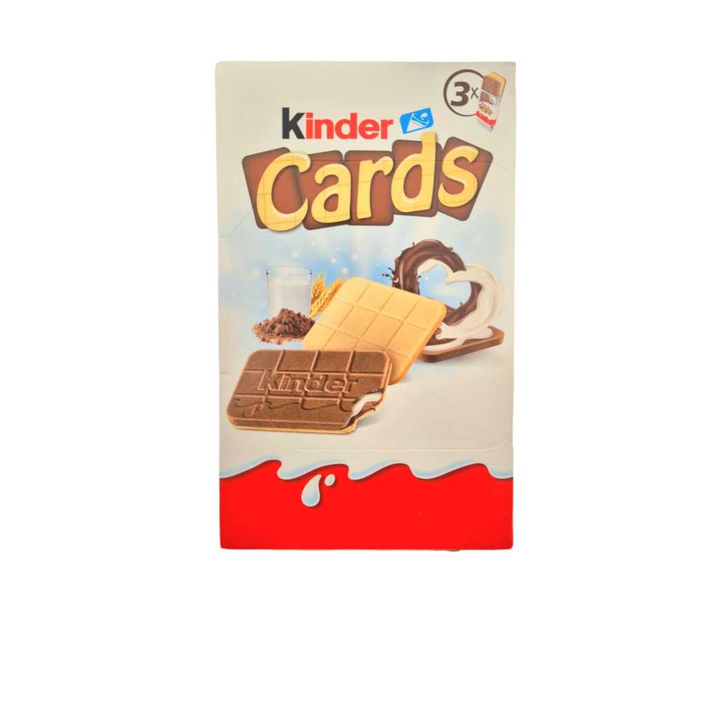 

Kinder Cards Chocolate Biscuits Coklat