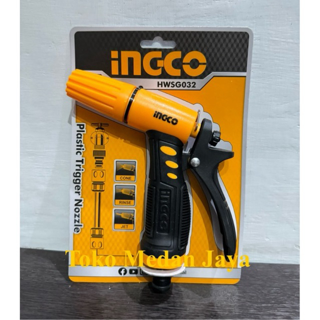 SEMPROTAN AIR PENYIRAM TANAMAN SELANG HOSE SPRAY NOZZLE HD INGCO