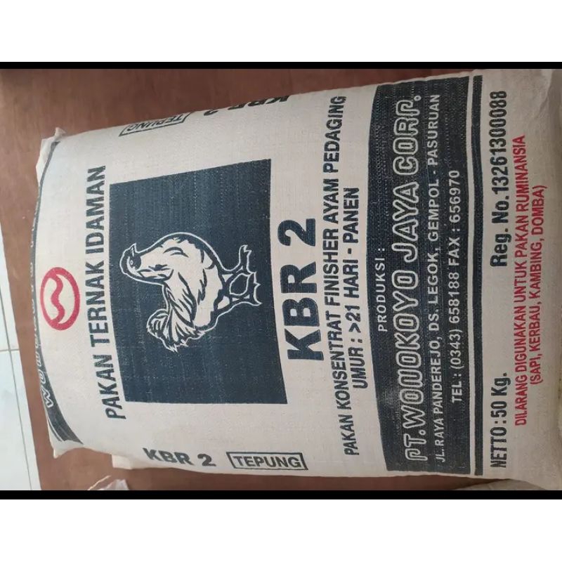 KBR-2 WONOKOYO KONSENTRAT AYAM PEDAGING FINISHER 1KG