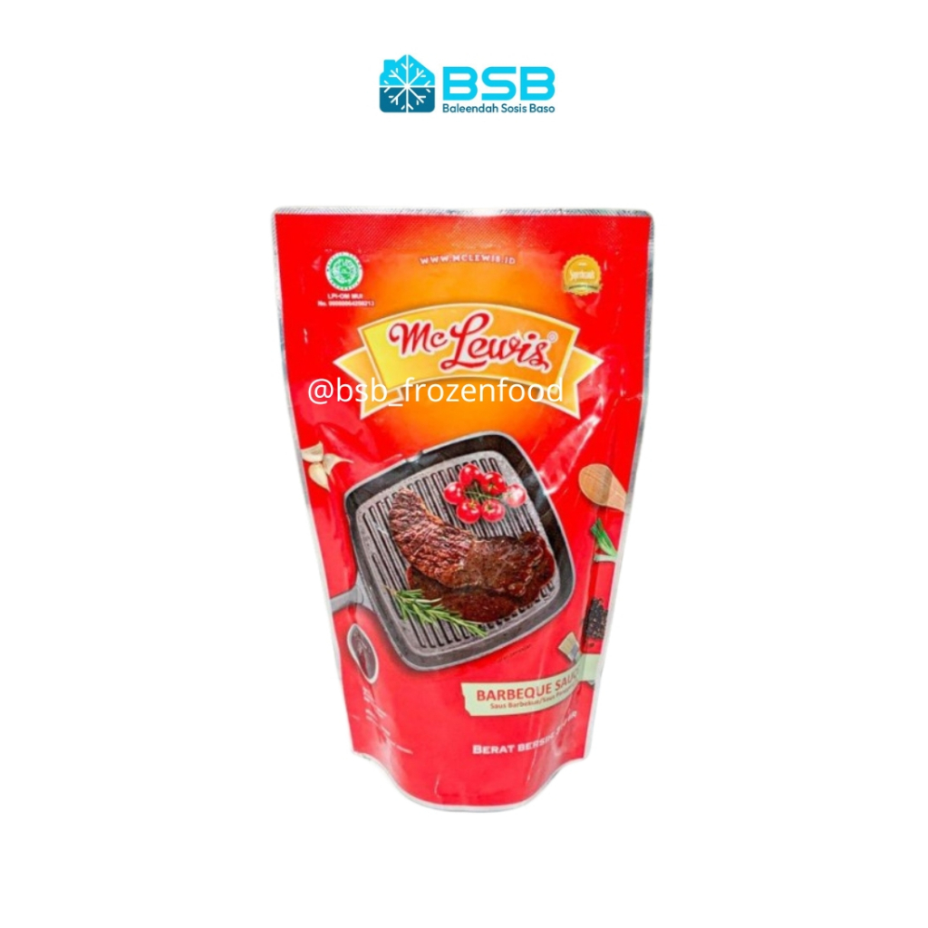 

Mc Lewis Barbeque Sauce / Saus Barbeque Saos BBQ 310 gr / 1 kg