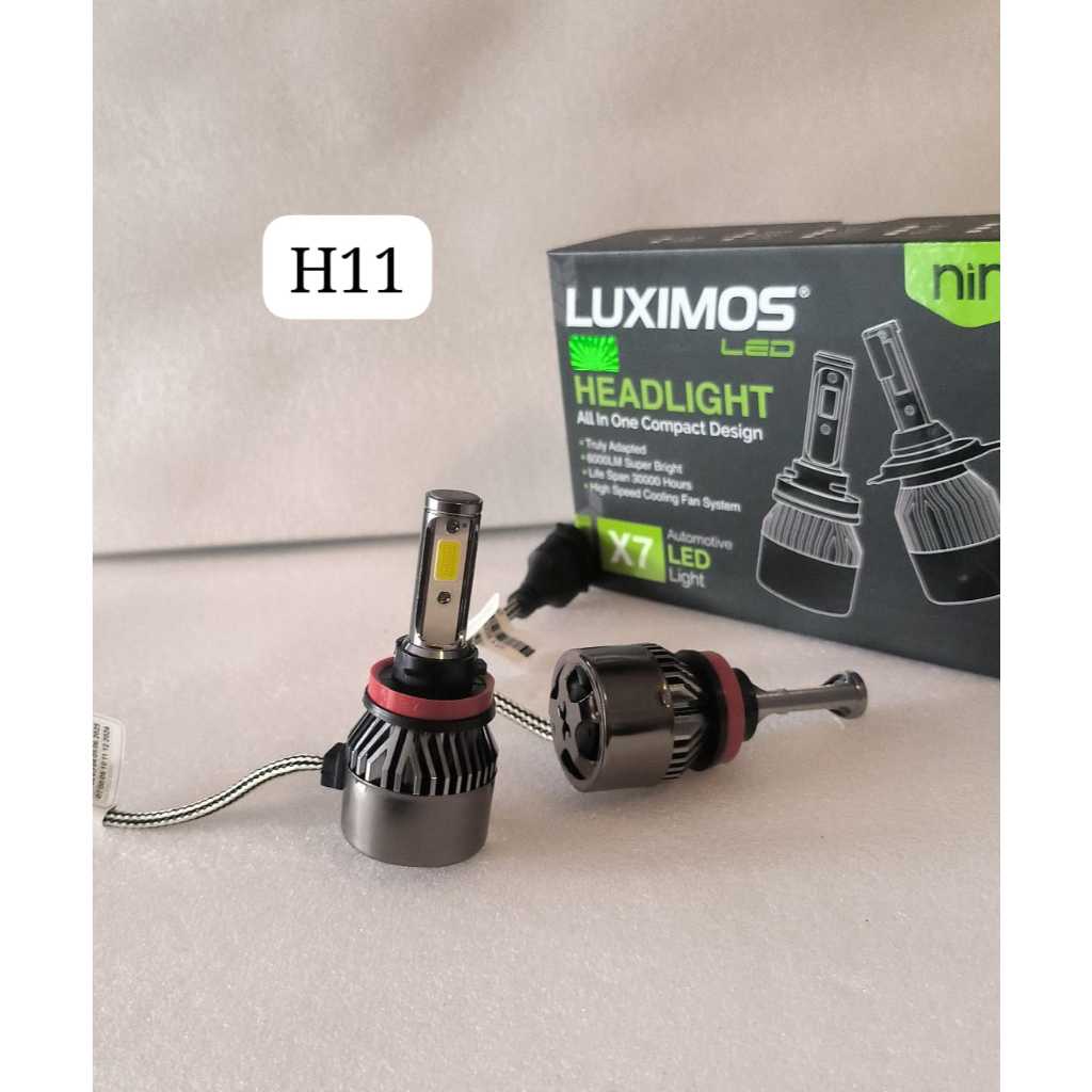 Lampu LED LUXIMOS X7 H11 ~ 1 WARNA FOKUS - SCA Auto