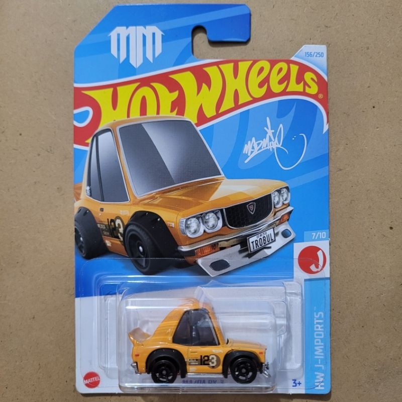 HOT WHEELS MAZDA RX-3 / HW J-IMPORTS [ ORANGE RX3 ]